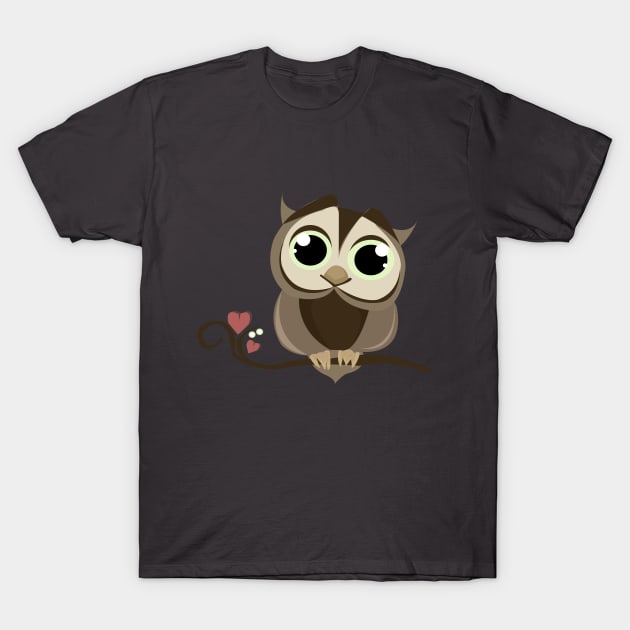 Adorables: Little Whoo T-Shirt by lilrebelscum